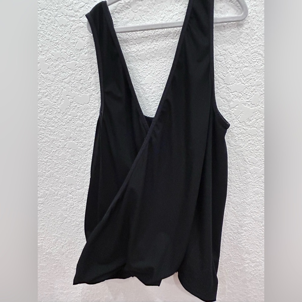 Fabletics Black Drape Top B1